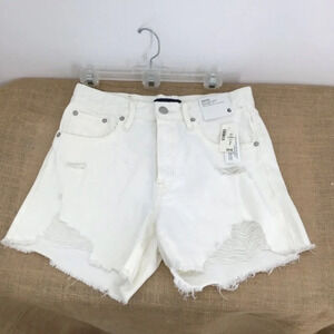 Aeropostal Aero Women’s 90’s High Rise Distressed Jean Short NWT Size 6